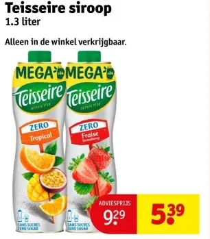 Aanbieding: siroop