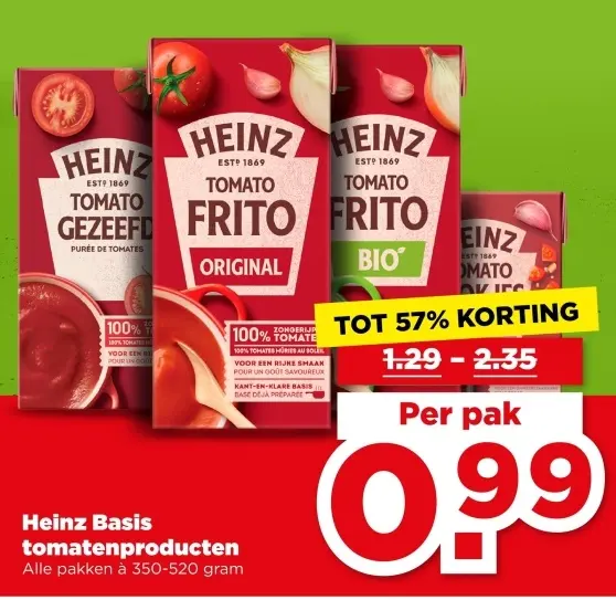 Heinz Basis tomatenproducten