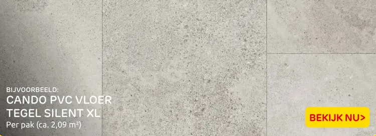 Aanbieding: Cando pvc vloer tegel silent xl