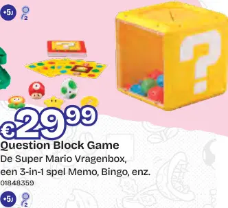 Promotie: Question Block Game