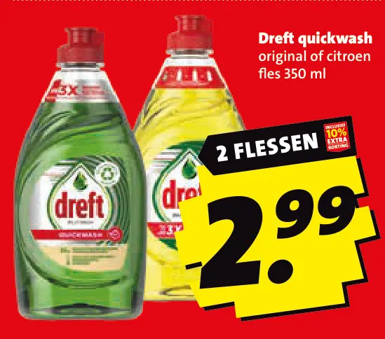 Aanbieding: Dreft quickwash