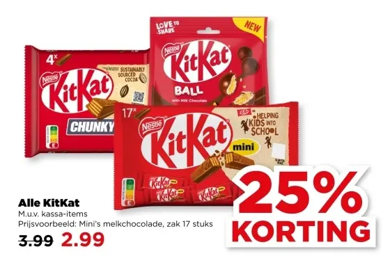 Aanbieding: KitKat