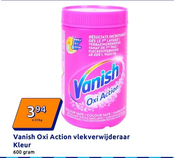 Aanbieding: Vanish Oxi Action vlekverwijderaar