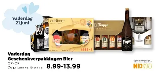 Aanbieding: Vaderdag Geschenkverpakkingen Bier