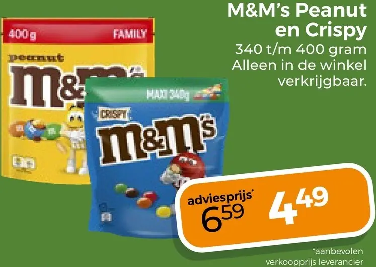 Aanbieding: Peanut en Crispy