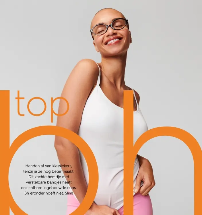 Aanbieding: Dameshemd met ingebouwde cups