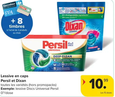 Offre: Lessive en caps