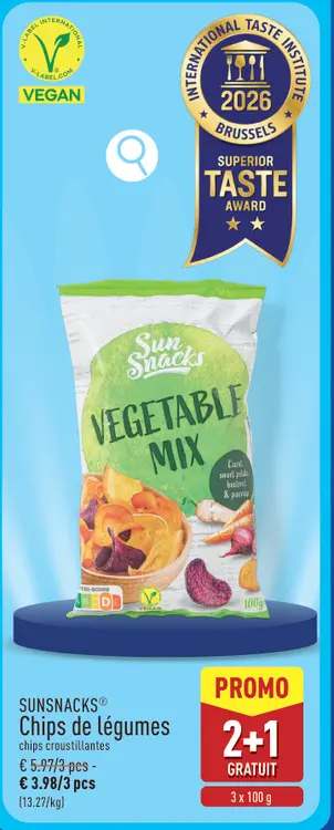Offre: Chips de légumes