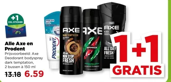 Aanbieding: Axe en Prodent