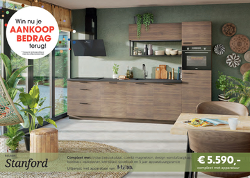Aanbieding: Stanford eiken havanna