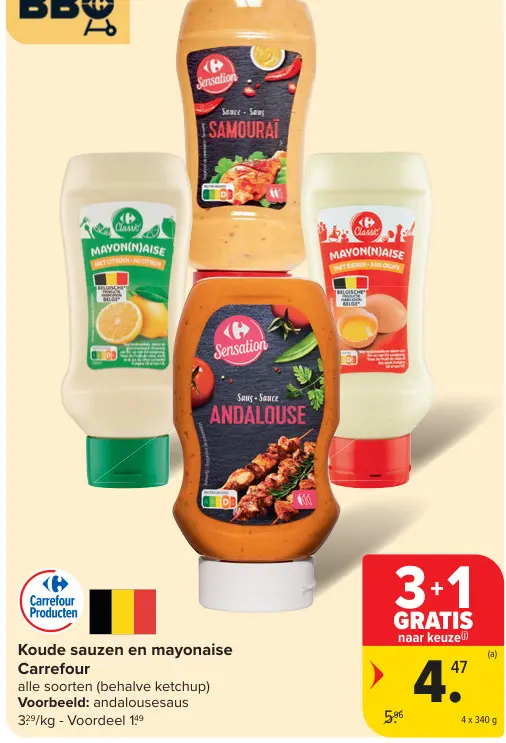 Promotie: Koude sauzen en mayonaise