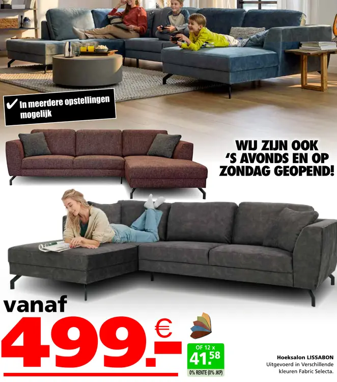 Promotie: Hoeksalon LISSABON