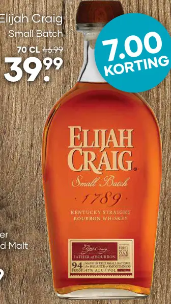 Aanbieding: Elijah Craig Small Batch