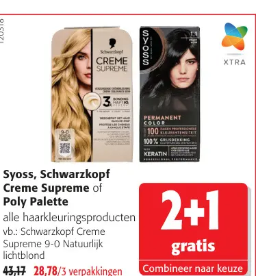 Promotie: Haarkleuringsproducten