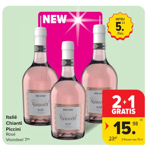 Promotie: Piccini Chianti Piccini Rosé
