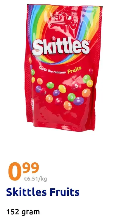 Aanbieding: Skittles Fruits