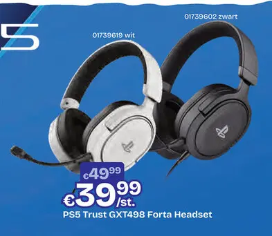 Promotie: PS5 Trust GXT498W Forta Headset Wit
