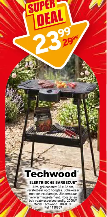 Promotie: Elektrische barbecue