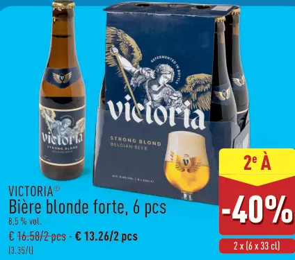 Offre: Bière blonde forte, 6 pcs