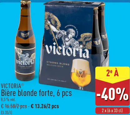 Offre: Bière blonde forte, 6 pcs