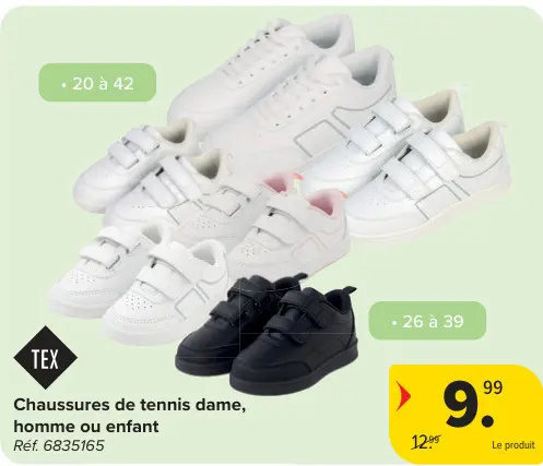 Offre: Chaussures de tennis
