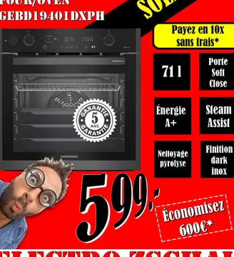 Aanbieding: Oven gebd19401dxph