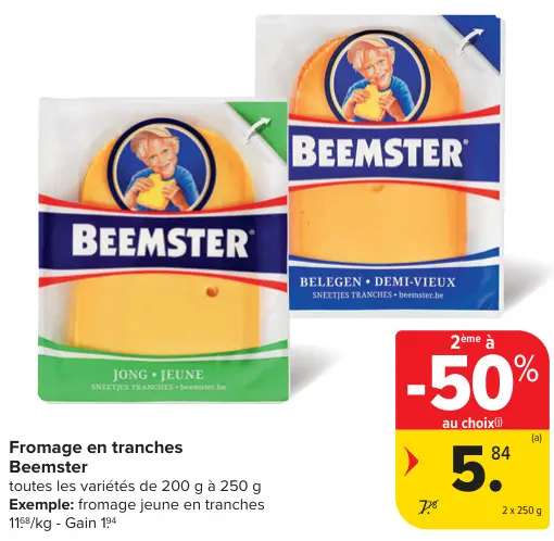 Offre: Fromage en tranches