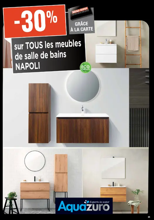 Offre: Meubles de salle de bains NAPOLI