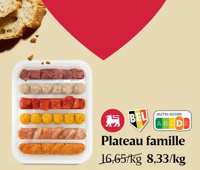 Offre: Plateau famille