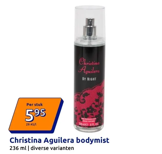Aanbieding: Christina Aguilera bodymist