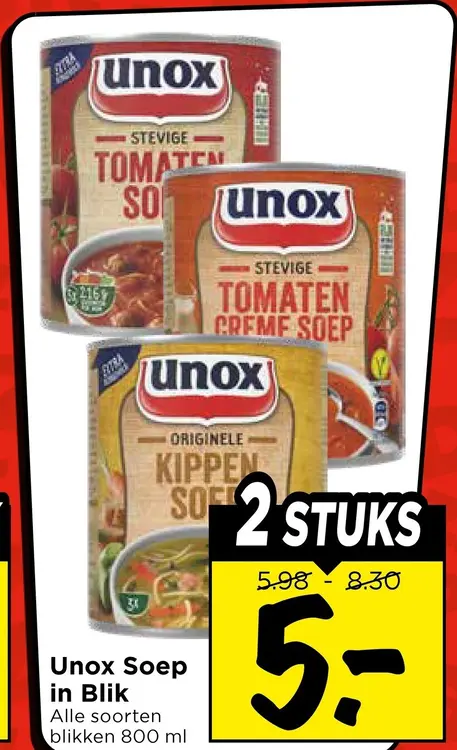 Aanbieding: Soep in Blik