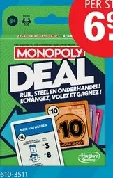 Aanbieding: Spel Monopoly deal kaartspel