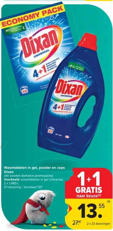 Promotie: Wasmiddelen in gel, poeder en caps