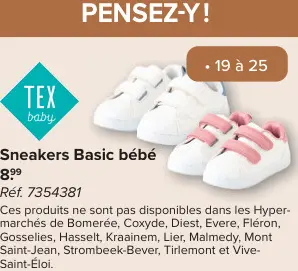 Offre: Sneakers Basic bébé