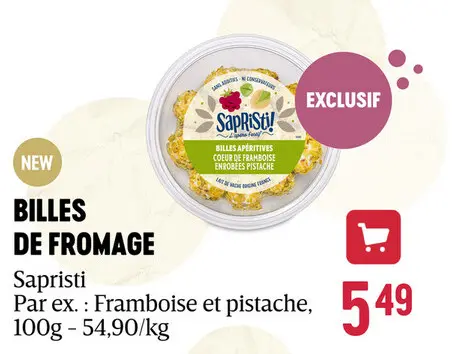 Offre: Billes de fromage