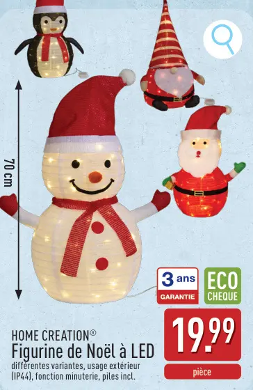 Offre: Figurine de Noël à LED
