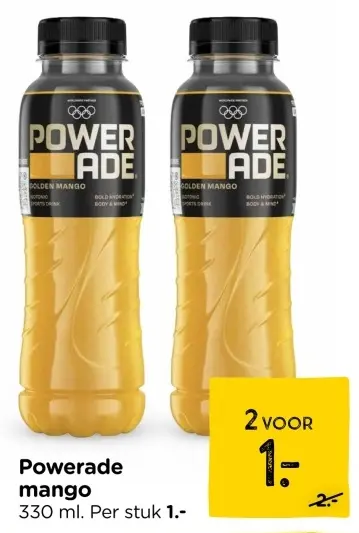 Aanbieding: Powerade mango