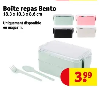 Offre: Boîte repas Bento