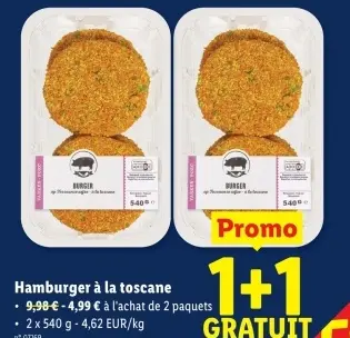 Offre: Hamburger à la toscane