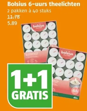 Aanbieding: 6-uurs theelichten