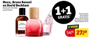 Aanbieding: Mexx, Bruno Banani en David Beckham