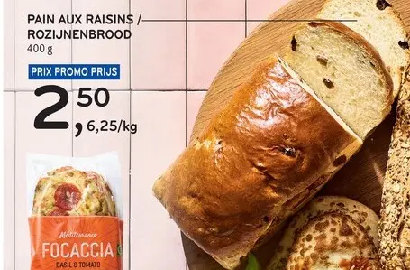 Offre: Pain aux raisins / rozijnenbrood