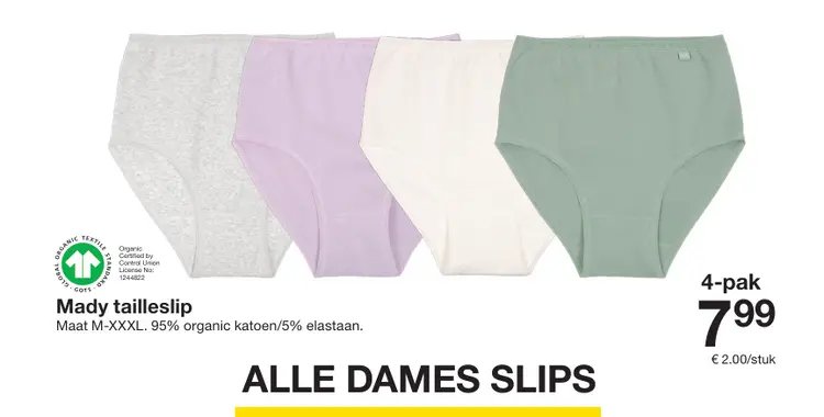 Promotie: Mady tailleslip
