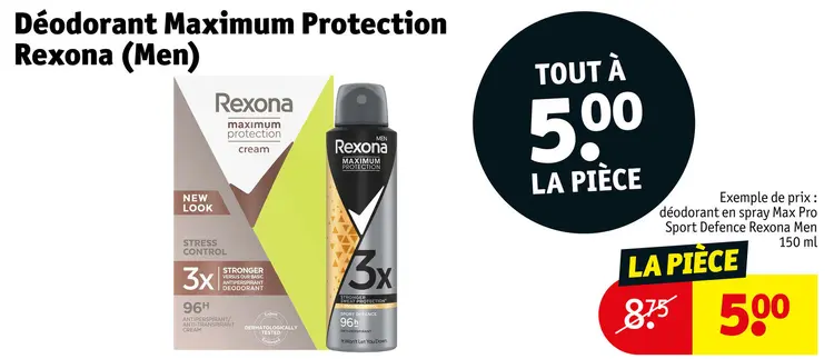 Offre: Déodorant Maximum Protection