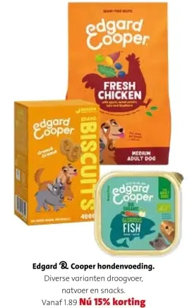 Aanbieding: Edgard & Cooper hondenvoeding