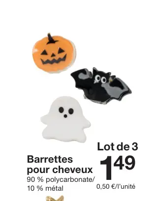 Offre: Barrettes pour cheveux