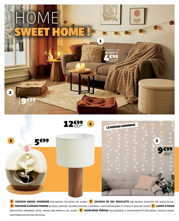 Aanbieding: Coussin fausse fourrure