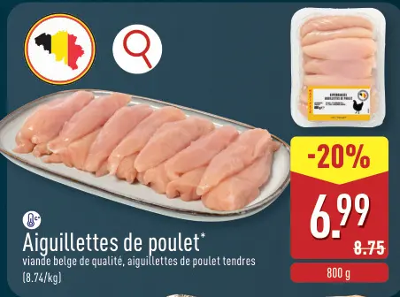 Offre: Aiguilettes de poulet