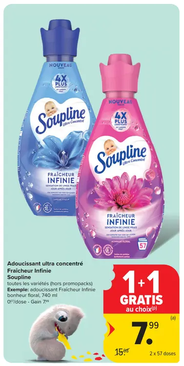 Offre: Adoucissant ultra concentré Fraîcheur Infinie