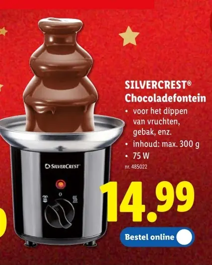 Promotie: Chocoladefontein